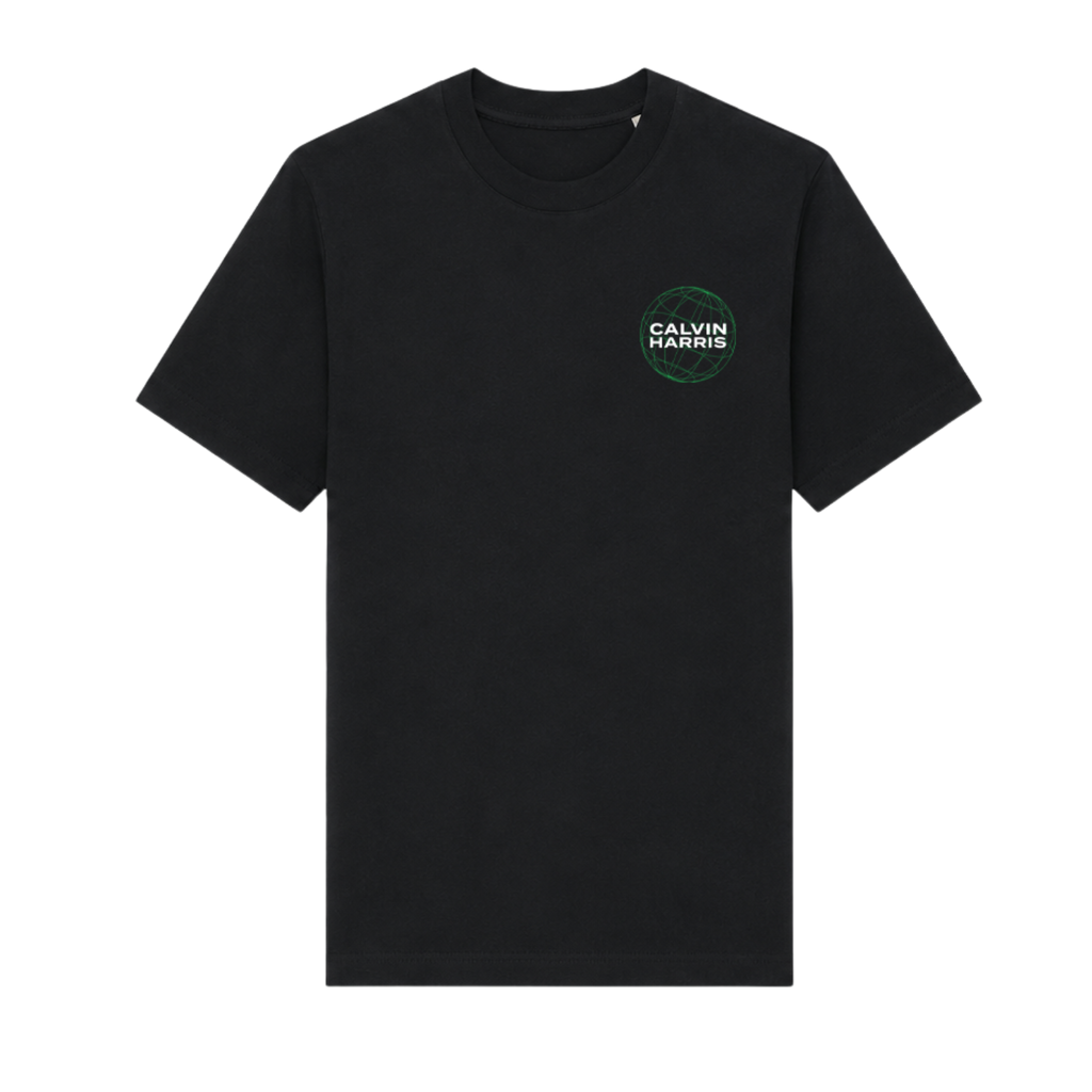 Black Wireframe Marlay Park / Malahide Castle Tour T-Shirt