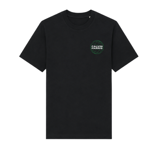 Black Wireframe Marlay Park / Malahide Castle Tour T-Shirt