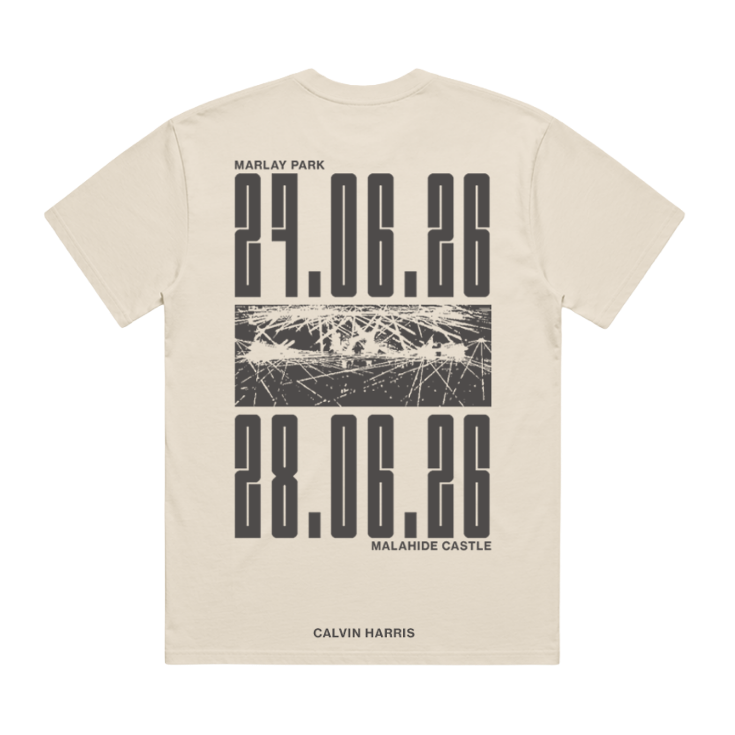 Ecru Marlay Park / Malahide Castle Tour T-Shirt