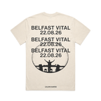 Belfast Vital Faded Ecru Graphic T-Shirt