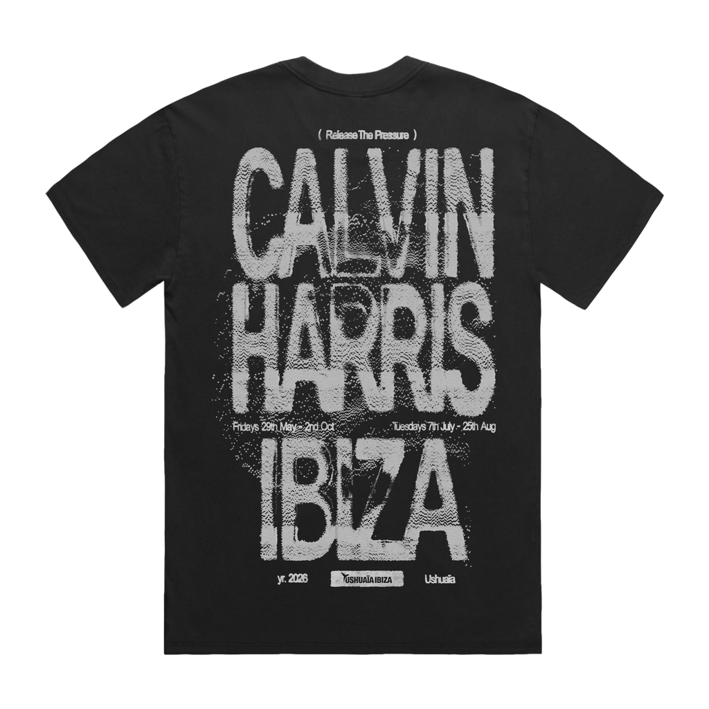 Black Ibiza Outline T-Shirt
