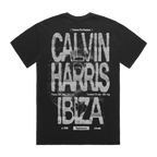 Black Ibiza Outline T-Shirt