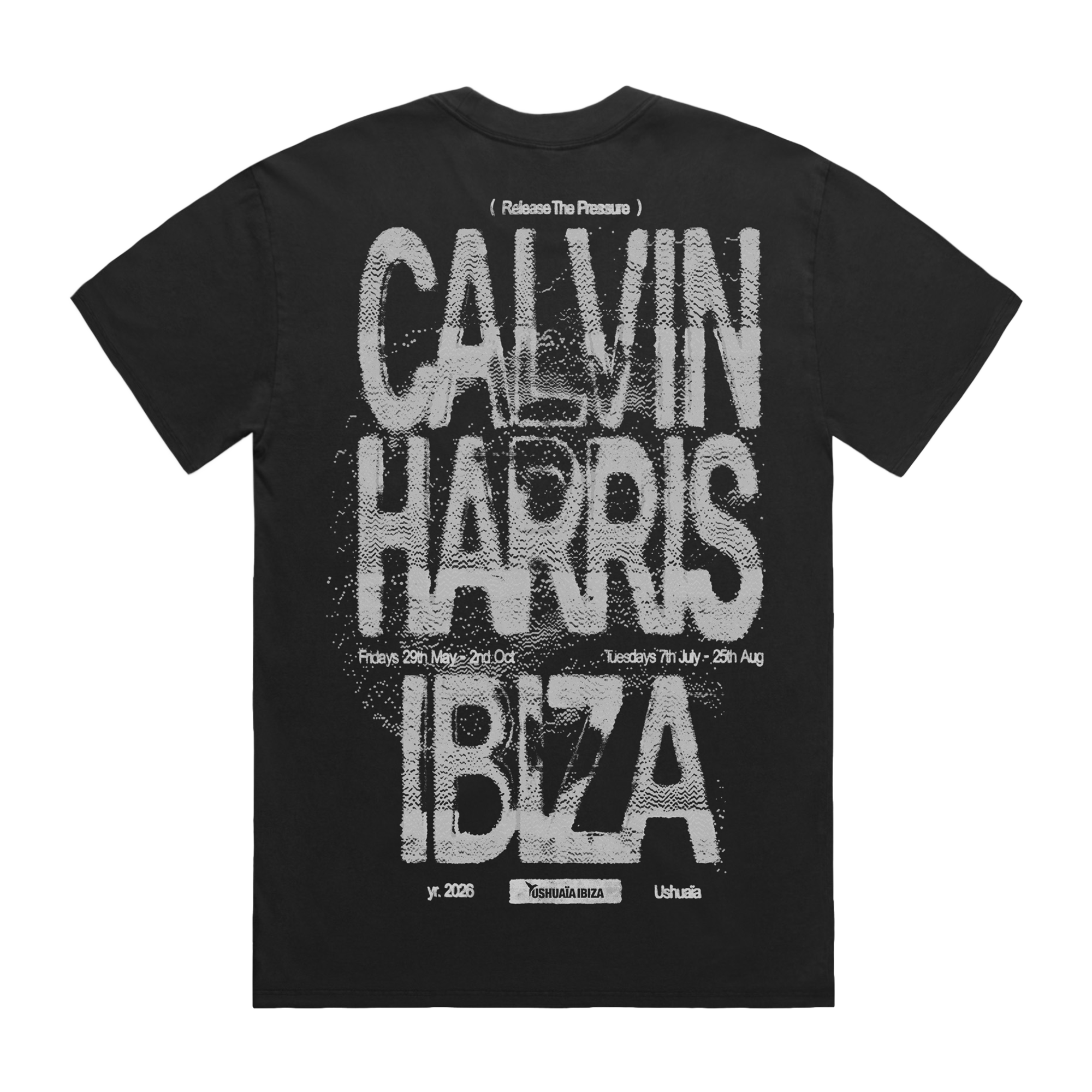 Black Ibiza Outline T-Shirt