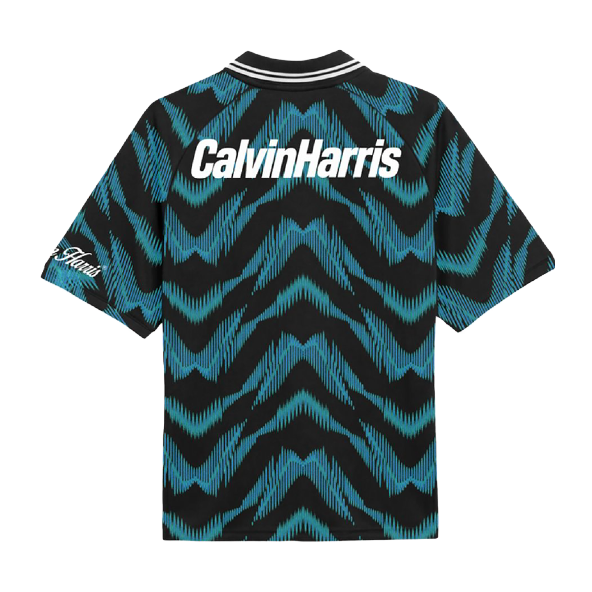 Patterned Calvin Harris Football Jersey