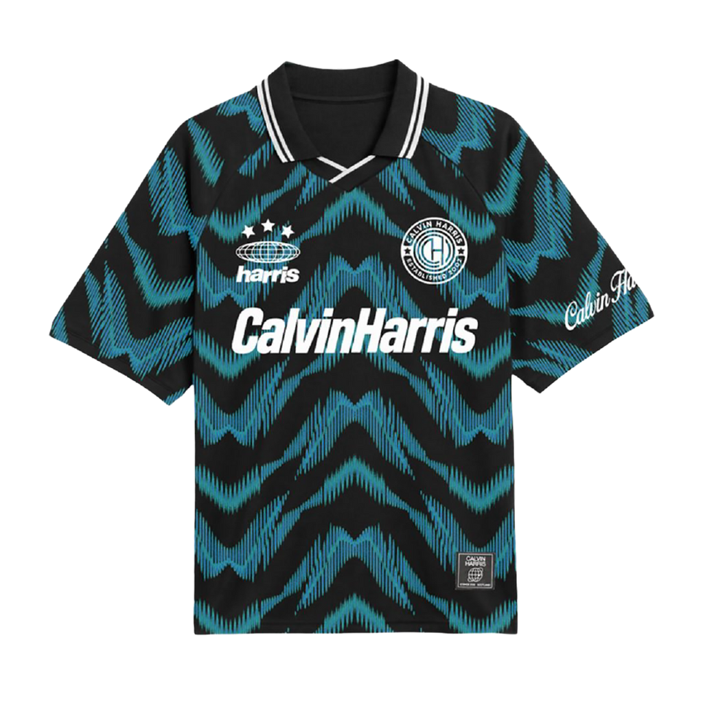 Patterned Calvin Harris Football Jersey