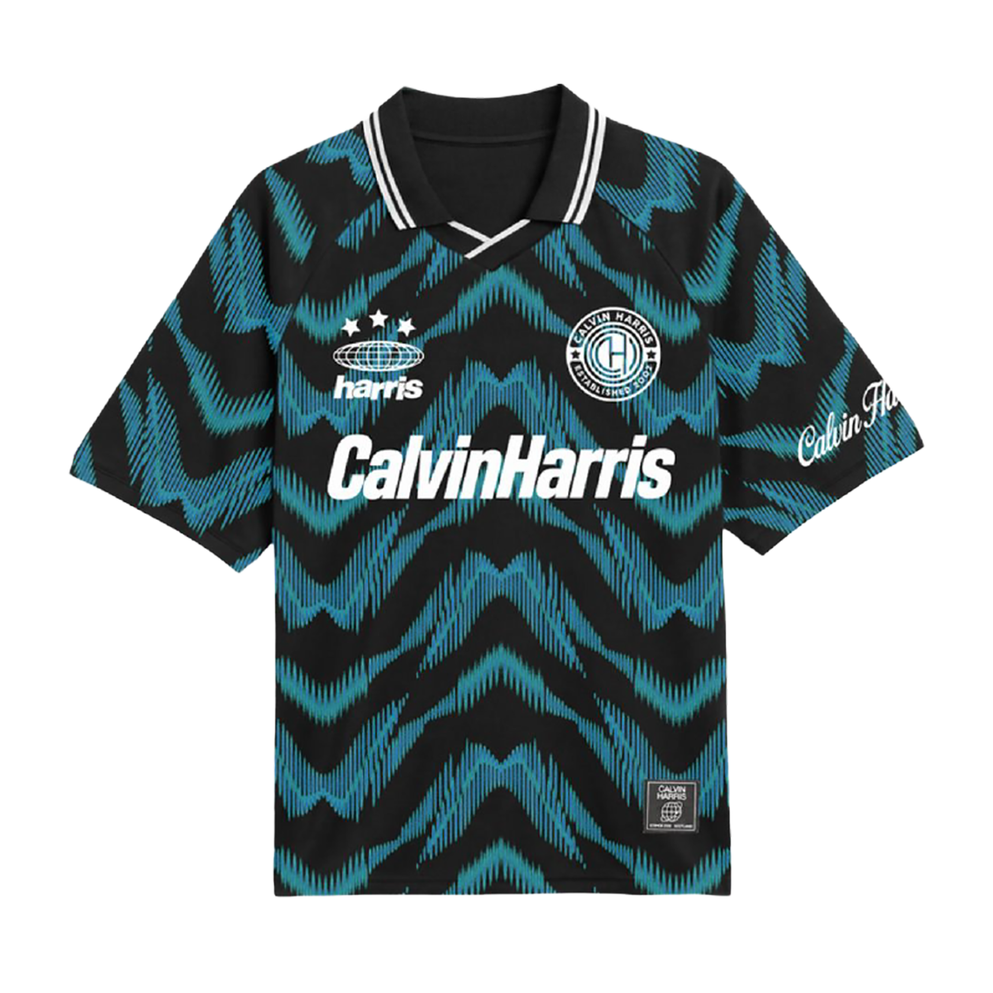Patterned Calvin Harris Football Jersey