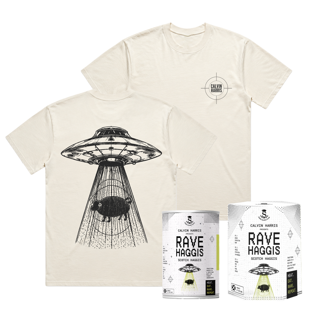 Rave Haggis + Ecru UFO T-Shirt