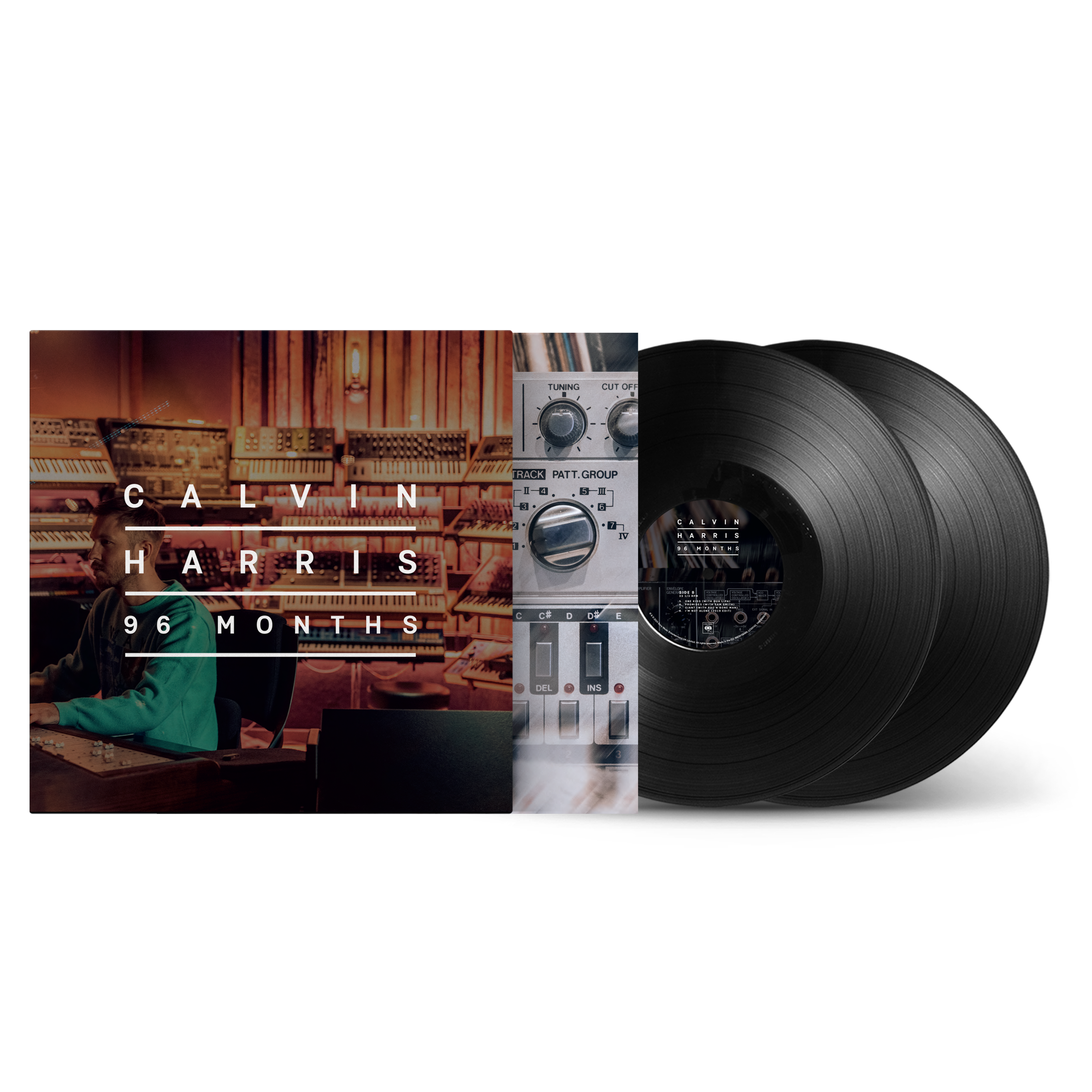 Front view of Calvin Harris - Ready for the Weekend Standard Black Vinyl 2LP