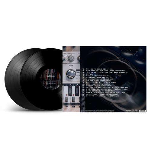 Back view of Calvin Harris - Ready for the Weekend Standard Black Vinyl 2LP