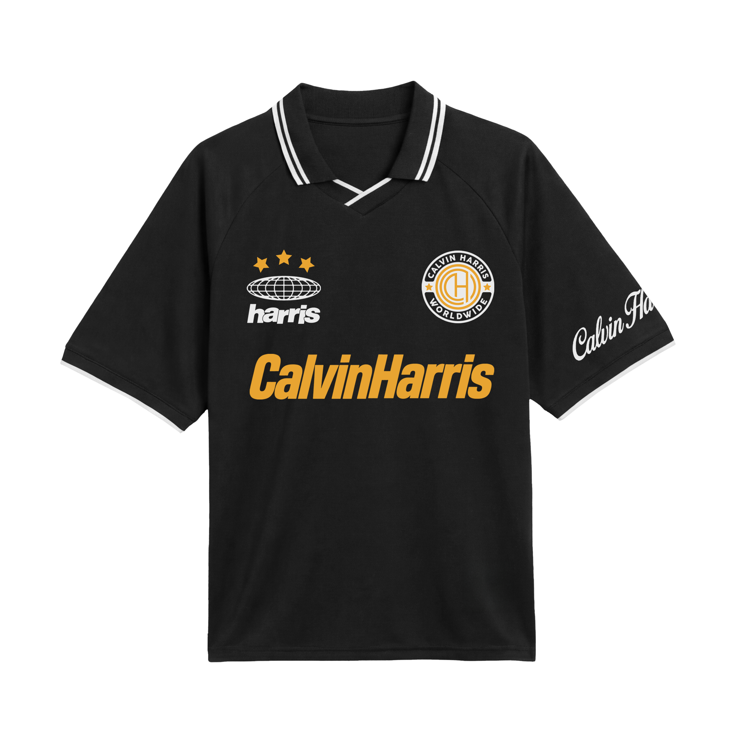 Black Calvin Harris Football Jersey