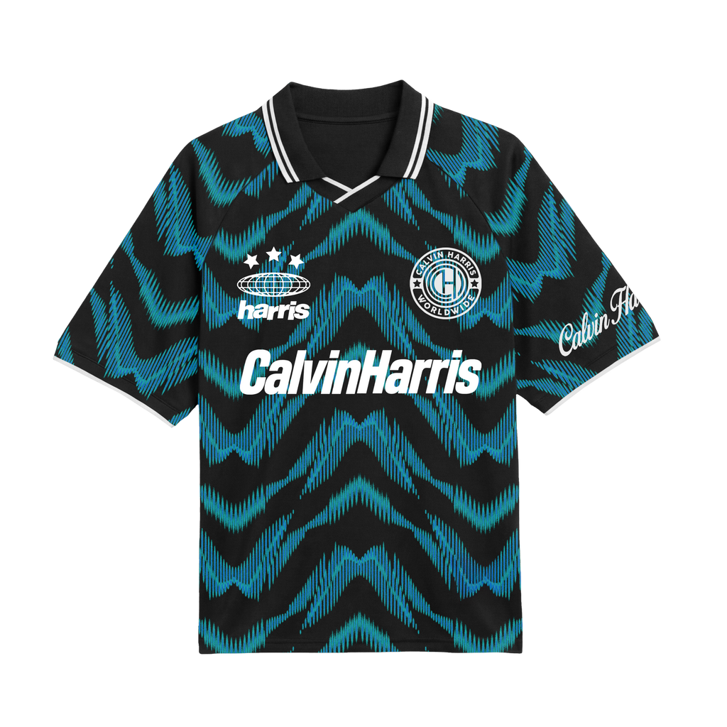 Patterned Calvin Harris Football Jersey