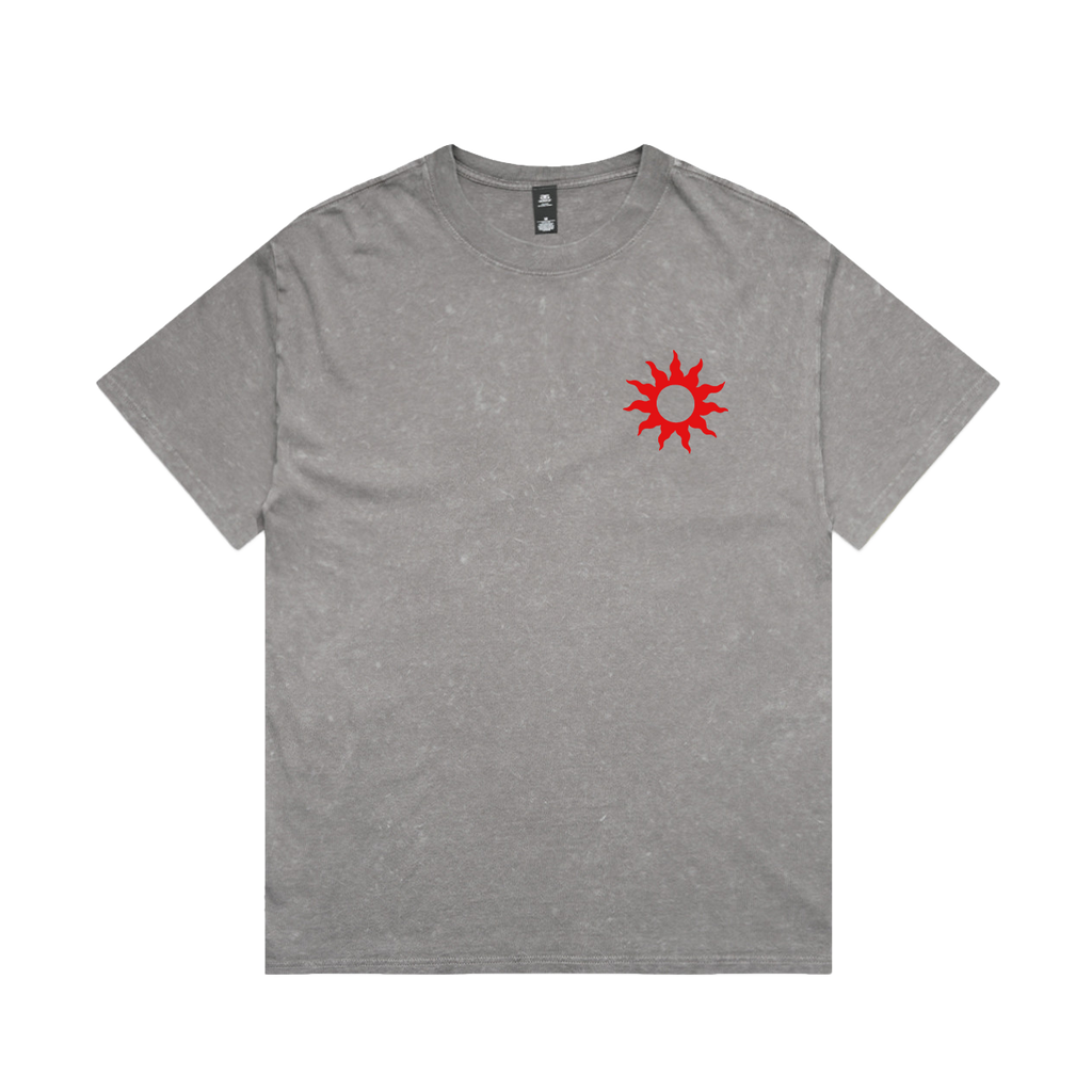 Belfast Vital Stone Grey Sun Flame T-Shirt